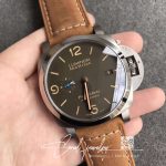 Replica Panerai Luminor Marina 1950 Pam1351 Zf Factory Brown Dial (3)