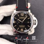 Replica Panerai Luminor Marina 1950 Pam727 Americas Cup 2017 Zf Factory Black Leather Strap Black Dial (1)