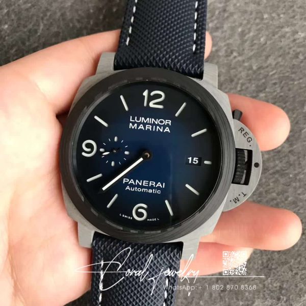 Replica Panerai Luminor Pam1663 Vs Factory Blue Dial (1)