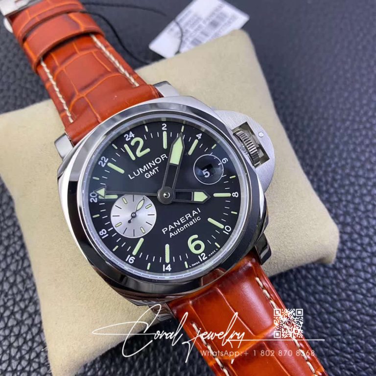 Replica Panerai Luminor Gmt Pam088 Black Dial (2)