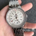 Replica Breitling Navitimer 1 A17326211g1a1 V7 Factory Stainless Steel Strap (3)