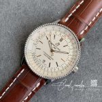 Replica Breitling Navitimer 1 A17326211g1p2 V7 Factory Brown Leather Strap (9)