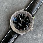 Replica Breitling Navitimer 1 V7 Factory Black Strap (9)