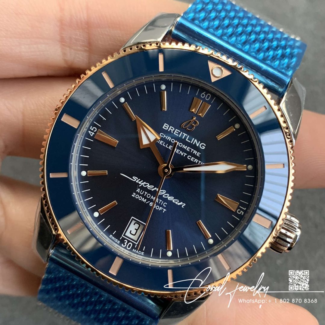 Replica Breitling Superocean Heritage Ub2010161c1a1 Gf Factory Blue Dial (3)