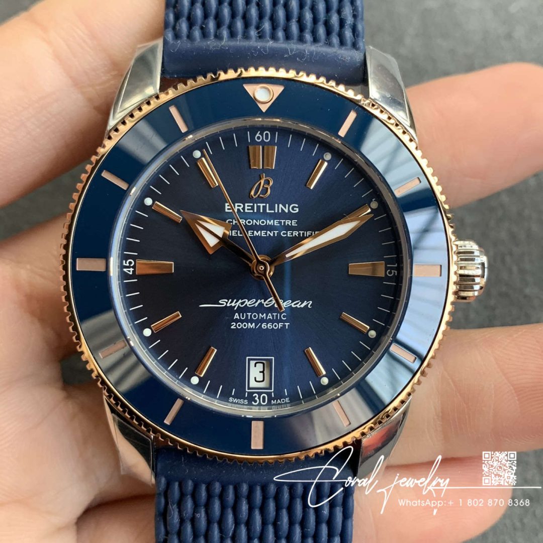 Replica Breitling Superocean Heritage Ub2010161c1s1 Gf Factory Blue Strap (1)