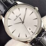 Replica Jaeger Lecoultre Master Ultra Thin Date 1288420 Zf Factory Silver Dial (4)