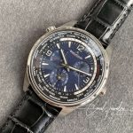 Replica Jaeger Lecoultre Polaris Geographic 904847j 42mm Twa Factory Black Blue Textured Dial (9)