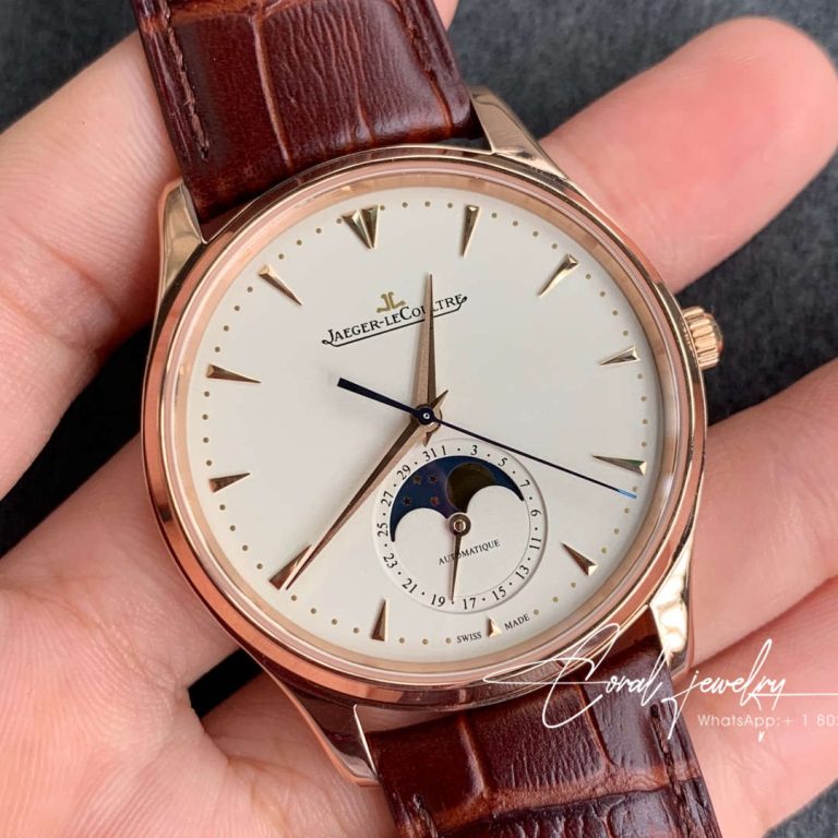 Replica Jaeger Lecoultre Master Ultra Thin Moon 1362520 Zf Factory White Dial (2)