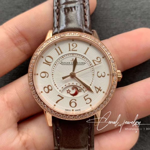 Replica Jaeger Lecoultre Rendez Vous 3442440 Zf Factory Brown Strap (1)