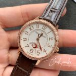 Replica Jaeger Lecoultre Rendez Vous 3442440 Zf Factory Brown Strap (3)