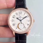 Replica Jaeger Lecoultre Rendez Vous 3612420 34mm Rose Gold Case White Dial (1)