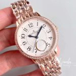 Replica Jaeger Lecoultre Rendez Vous 3612420 Rose Gold Case White Dial (2)