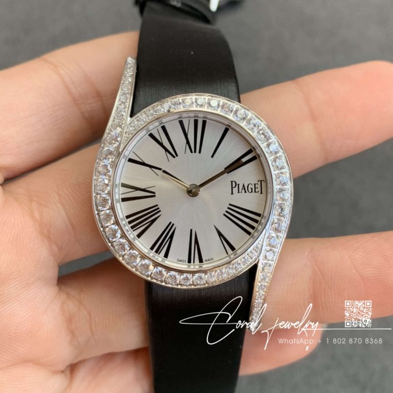 Replica Piaget Limelight Gala Quartz Watch G0a42150 Zf Factory White Gold Diamond (1)