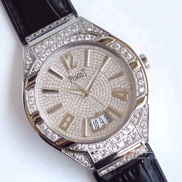 Replica Piaget Polo Mks Factory Stainless Steel Case Diamond Dial (2)