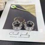 Van Cleef & Arpels Perlée Clovers Hoop Earrings White Gold, Diamond Vcaro2ml00 (1)