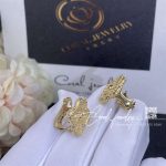 Van Cleef & Arpels Vintage Alhambra Earrings Yellow Gold Vcaro1ih00 (5)