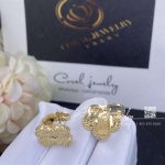 Van Cleef & Arpels Vintage Alhambra Earrings Yellow Gold Vcaro1ih00 (6)