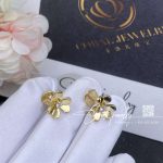 Van Cleef & Arpels Frivole Earrings, Mini Model Yellow Gold, Diamond Vcarp0j300 (2)