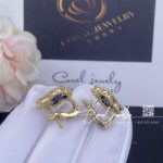 Van Cleef & Arpels Vintage Alhambra Earrings Yellow Gold, Lapis Lazuli (5)