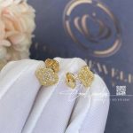 Van Cleef & Arpels Sweet Alhambra Earstuds Yellow Gold, Diamond Vcaro85500 (4)