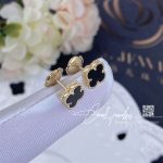 Van Cleef & Arpels Sweet Alhambra Earstuds Yellow Gold, Onyx Vcara44900 (3)