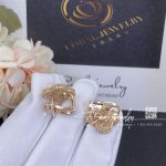 Van Cleef & Arpels Vintage Alhambra Earrings Rose Gold, Diamond Vcarp2r500 (5)