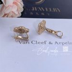 Van Cleef & Arpels Vintage Alhambra Earrings Rose Gold Vcarn9t400 (3)