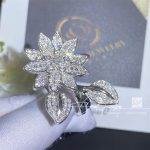 Van Cleef & Arpels Lotus Between The Finger Ring™ White Gold, Diamond Vcarp1nd00 (2)