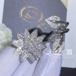 Van Cleef & Arpels Lotus Between The Finger Ring™ White Gold, Diamond Vcarp1nd00 (3)