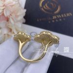 Van Cleef & Arpels Magic Alhambra Between The Finger Ring Yellow Gold, Mother Of Pearl Vcarn05500 (10)