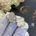 Van Cleef & Arpels Magic Alhambra Earrings Yellow Gold, Mother Of Pearl Vcara43700 (1)