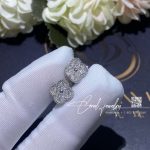 Van Cleef & Arpels Sweet Alhambra Earstuds White Gold, Diamond Vcaro855001 (3)