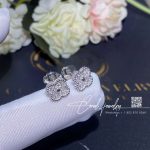 Van Cleef & Arpels Sweet Alhambra Earstuds White Gold, Diamond Vcaro855001 (6)