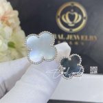 Van Cleef & Arpels Magic Alhambra Between The Finger Ring White Gold, Mother Of Pearl Vcarn05600 (1)