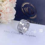 Van Cleef & Arpels Perlée Clovers Ring, White Gold, Diamond Vcaro9lp00 (3)