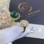 Van Cleef & Arpels Perlée Couleurs Between The Finger Ring Yellow Gold, Diamond, Malachite Vcaro9su00 (3)