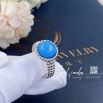 Van Cleef & Arpels Perlée Couleurs Ring White Gold, Turquoise Vcarp4dq00 (5)