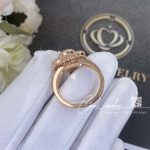 Van Cleef & Arpels Vintage Alhambra Ring Rose Gold, Diamond, Vcarn9zt00 (6)