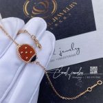 Van Cleef & Arpels Lucky Spring Bracelet, Closed Wings Ladybug Rose Gold, Carnelian, Onyx Vcarp7r000 (5)