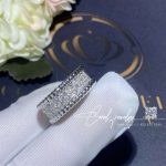 Van Cleef & Arpels Perlée Diamonds Ring, 3 Rows White Gold, Diamond Vcarn9q000 (3)