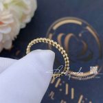 Van Cleef & Arpels Perlée Pearls Of Gold Ring, Small Model Yellow Gold Vcarn95q00 (3)