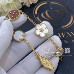 Van Cleef & Arpels Lucky Spring Bracelet, 5 Motifs Yellow Gold Edition (3)