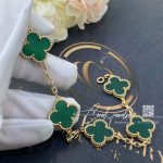 Van Cleef & Arpels Vintage Alhambra Chalcedony Yellow Gold Bracelet (3)