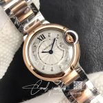 Replica Ballon Bleu De Cartier 28mm V6 Factory Stainless Steel Bezel (4)