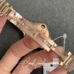 Replica Ballon Bleu De Cartier 28mm Wgbb0007 V6 Factory Gold Bezel (7)