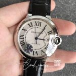 Replica Ballon Bleu De Cartier 42mm W69016z4 Af Factory Black Leather Strap (1)