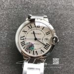 Replica Ballon Bleu De Cartier Quartz 33mm W6920084 Af Factory Silver Stainless Steel (6)