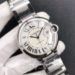 Replica Ballon Bleu De Cartier W69012z4 42mm Af Factory Silver Bezel (2)