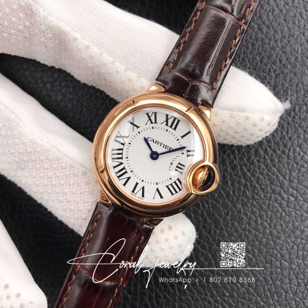 Replica Ballon Bleu De Cartier W6920097 Af Factory Brown Leather Strap (3)