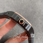 Replica Cartier De Santos 100th Anniversary W2020009 Rb Factory 18k Rose Gold Black Dial (4)